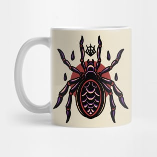 spider oldschool tattoo Mug